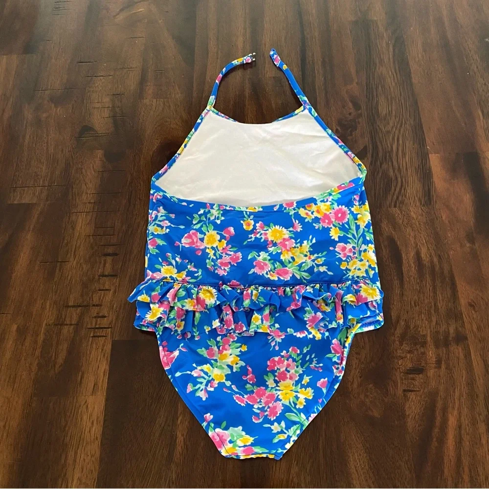 Ralph Lauren Floral Print One Piece Swimsuit